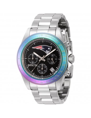 Invicta Men's Watch - NFL New England Patriots Chronograph Steel Bracelet | 44989 à prix réduit toute l'année