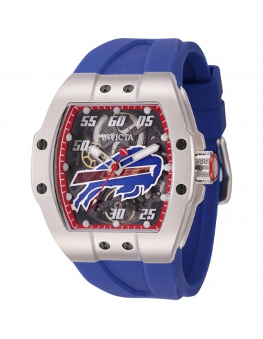 Invicta Men's Watch - NFL Buffalo Bills Automatic Blue Silicone Rubber Strap | 45065 2 - 3 jours ouvrés.