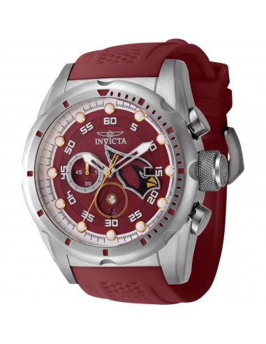 Invicta Men's Watch - NFL Arizona Cardinals Chronograph Silver and Red Dial | 45551 À commander