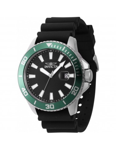 Invicta Men's Quartz Watch - Pro Diver Green and Silver Tone Bezel Strap | 46088 Comparez plus de prix