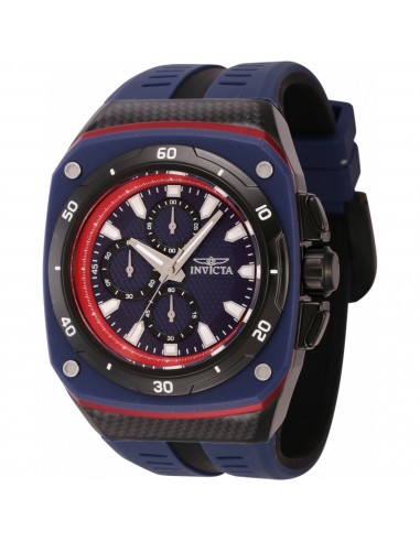 Invicta Men's Watch - Speedway Quartz Chronograph Blue Silicone Strap | 46108 2024