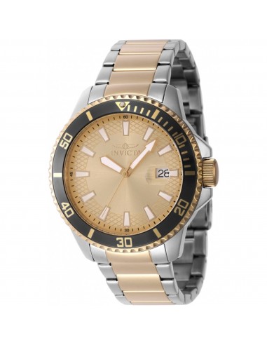 Invicta Men's Watch - Pro Diver Quartz Date Gold Tone Dial Two Tone Bracelet | 46144 acheter en ligne