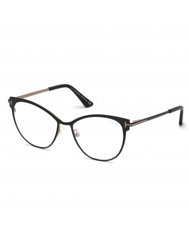 Tom Ford Women's Eyeglasses - Black Plastic Cat Eye Full Rim Frame | FT5530-B 001 français