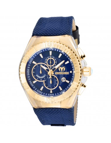 Technomarine Men's Watch - Cruise BlueRay Quartz Blue Dial Nylon Strap | TM-115175 pas cher 