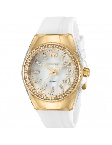 Technomarine Women's Watch - Cruise Monogram White Mother of Pearl Dial | TM-121250 Faites des économies