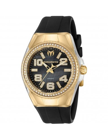 Technomarine Women's Watch - Cruise Yellow Gold Case Crystal Bezel Strap | TM-121257 en stock