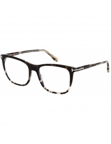 Tom Ford Men's Eyeglasses - Havana/Other Acetate Square Full Rim Frame | FT5672-B 056 online