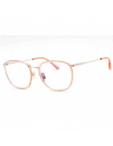 Tom Ford Women's Eyeglasses - Shiny Orange Metal Oval Full Rim Frame | FT5702-B 042 la livraison gratuite