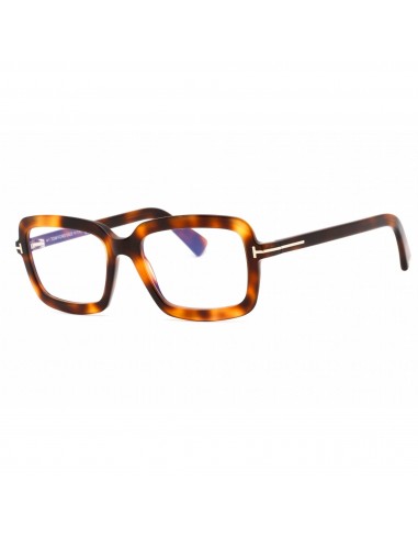 Tom Ford Women's Eyeglasses - Blonde Havana Plastic Full Rim Frame | FT5767-B 053 Véritable concentré