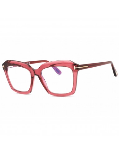 Tom Ford Women's Eyeglasses - Red/Other Plastic Cat Eye Full Rim Frame | FT5847-B 068 Faites des économies