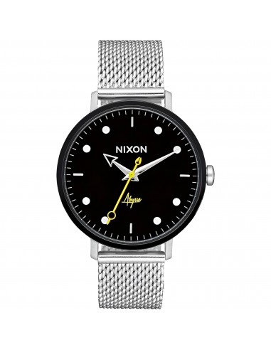 Nixon Women's Watch - Arrow Black Dial Silver Stainless Steel Bracelet | A1238-2971 Comparez et commandez 