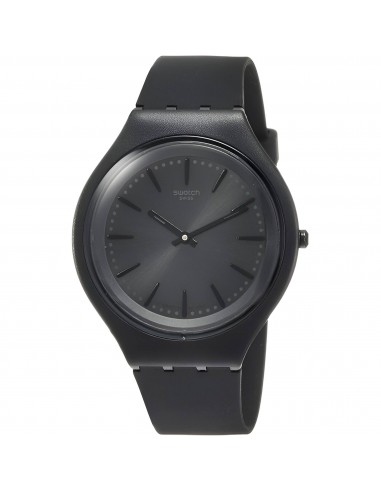 Swatch Unisex Watch - Skin Skinclass Quartz Black Dial Silicone Rubber Strap | SVUB103 En savoir plus