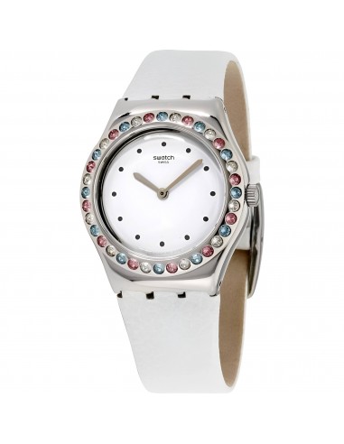 Swatch Women's Watch - Irony After Dinner White Dial Silicone Rubber Strap | YLS201 online