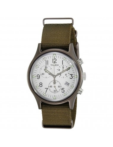 Timex Men's Quartz Watch - MK1 Brown Case White Dial Green Nylon Strap | TW2R67900 vous aussi creer 