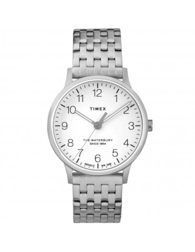 Timex Women's Watch - Waterbury Quartz White Dial Stainless Steel Bracelet | Tw2R72600 est présent 