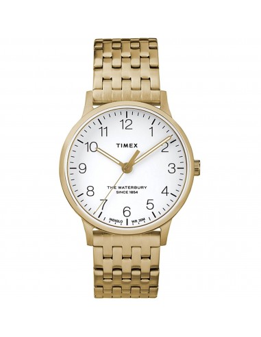 Timex Women's Watch - Waterbury Steel Case White Dial Yellow Gold Bracelet | TW2R72700 pour bénéficier 