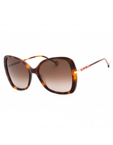 Carolina Herrera Women's Sunglasses - Havana 2 Butterfly Frame | CH 0025/S 005L HA d'Europe débarque