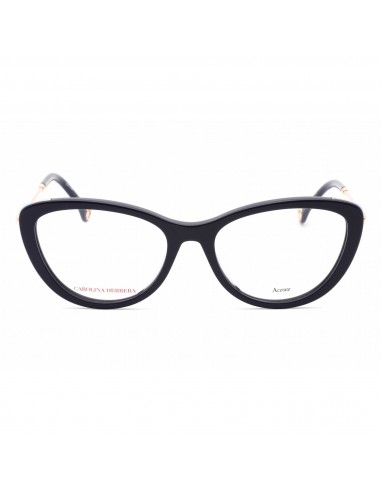 Carolina Herrera Women's Eyeglasses - Blue Plastic Cat Eye Full Rim | CH 0021 0PJP est présent 