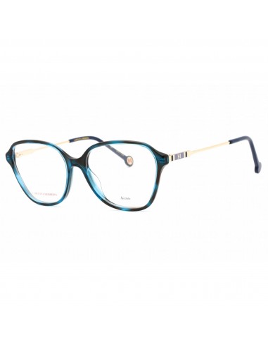 Carolina Herrera Women's Eyeglasses - Blue Havana Plastic Butterfly | HER 0117 0JBW Pour