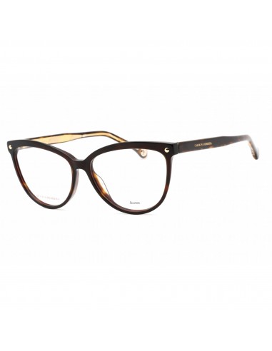 Carolina Herrera Women's Eyeglasses - Havana Plastic Cat Eye Frame | HER 0085 0086 Par le système avancé 