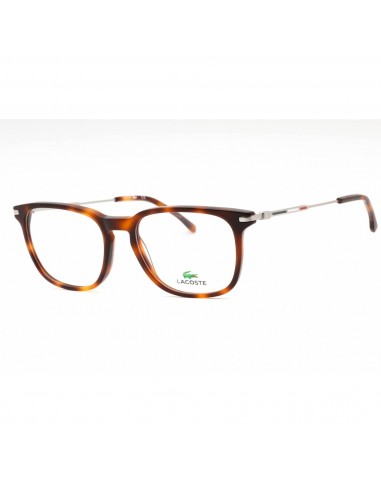 Lacoste Unisex Eyeglasses - Havana Plastic Rectangular | L2603ND NOVAK DJOKOVIC 214 Paris Déstockage Promo