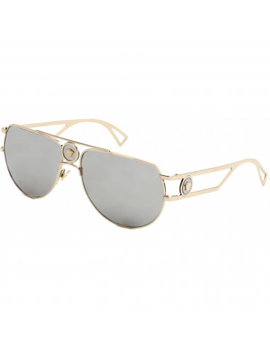 Versace Men's Sunglasses - Pale Gold Metal Full Rim Frame | VE2225 12526G solde