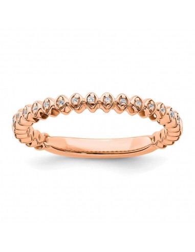 14k Rose Gold Stackable Expressions Diamond Ring | SK2111 Faites des économies