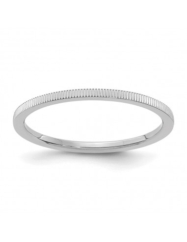 14K White Gold 1.2mm Line Pattern Stackable Band | STK21-120W Venez découvrir notre 