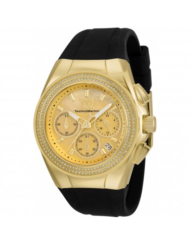 Technomarine Women's Watch - Cruise Chronograph Gold Tone MOP Dial Strap | TM-120041 l'achat 