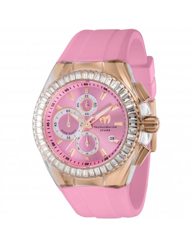 Technomarine Men's Watch - Cruise Glitz Rose Gold Case Pink Dial Strap | TM-121164 À commander