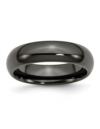 Titanium Black Ti 6mm Polished Band | TB228 prix