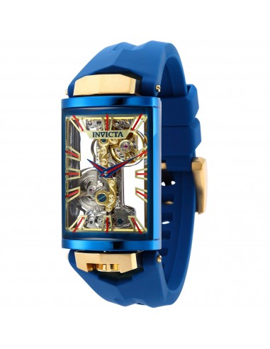 Invicta Men's Mechanical Watch - Vintage Two Tone Case Blue Silicone Strap | 35294 ouvre sa boutique