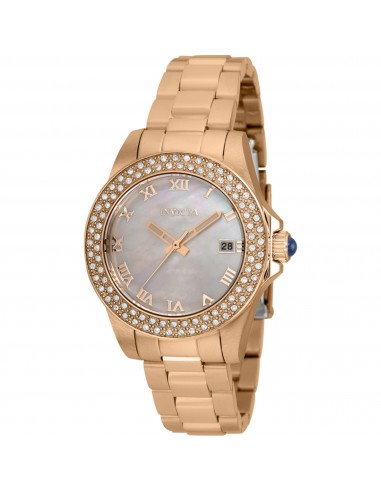 Invicta Women's Watch - Angel Quartz Mother of Pearl Dial Rose Gold Bracelet | 36074 de France