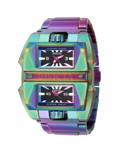 Invicta Men's Watch - Akula Dual Time Iridescent Stainless Steel Bracelet | 41712 de technologie