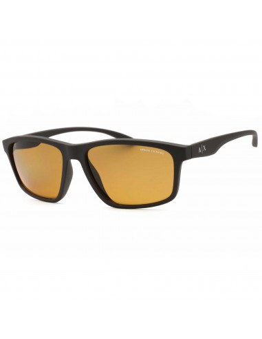 Armani Exchange Men's Sunglasses - Brown Plastic Rectangular Frame | 0AX4122S 804183 sélection de produits