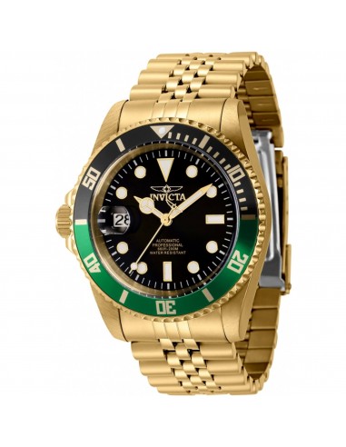 Invicta Men's Left Handed Watch - Pro Diver Quartz Green, Black Bezel Bracelet | 43985 Les êtres humains sont 